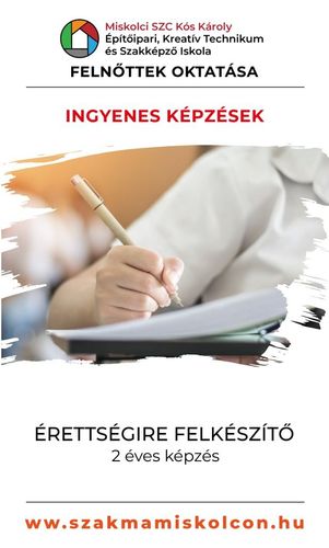 Felnőttek oktatása - Ingyenes képzéseink